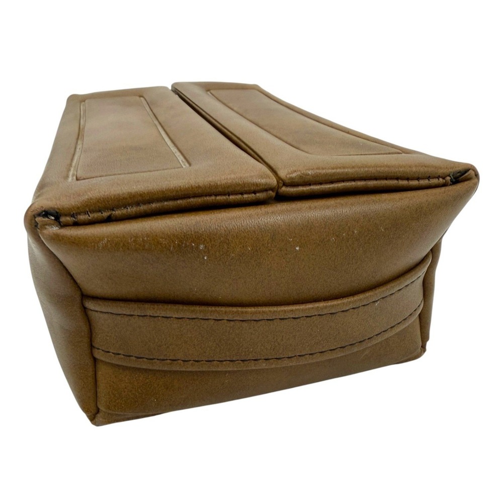 Mens Vintage Travel Toiletry Dopp Kit with Chrome Accessories - Picture 3 of 16